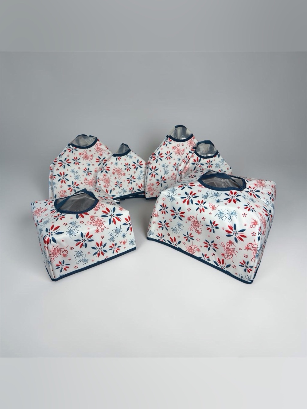 Temp-tations Seasonal Set of (6) Food Tents - Patriotic